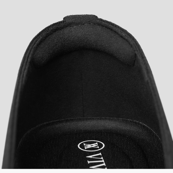 Vivaia Black Women's Square Toe Flat Shoes - Picture 4 of 11